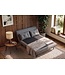 Invicta Interior Slaapstoel SMART MULTIFUNCTION 140cm fluweel grijs - 48810