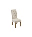 Invicta Interior Stoel CASA met nekrol boucle tweed beige - 48824