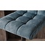 Invicta Interior Barkruk MODENA 92-116cm 360° draaibaar fluweel petrol met zwart metalen frame - 48848