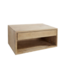 Invicta Interior Nachtkastje PURE 50cm hangend mangohout naturel crèmekleur - 48850