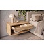 Invicta Interior Nachtkastje PURE 50cm hangend mangohout naturel crèmekleur - 48850