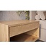 Invicta Interior Nachtkastje PURE 50cm hangend mangohout naturel crèmekleur - 48850