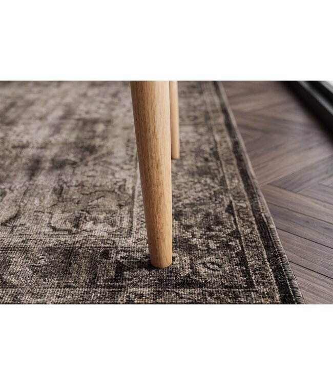 Invicta Interior Stoel KENNEDY met rieten zitting en armleuningen gerecycled pijnboomhout naturel - 48895