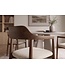 Invicta Interior Stoel KENNEDY met beklede zitting en armleuningen gerecycled dennen hout bruin smoke en geweven stof crème - 48896