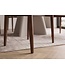 Invicta Interior Stoel KENNEDY met beklede zitting en armleuningen gerecycled dennen hout bruin smoke en geweven stof crème - 48896