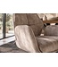 Invicta Interior Draaistoel CONCORD 180° auto-terugkeer met armleuningen zakveersysteem fluweel champagne greige - 48899