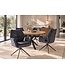 Invicta Interior Draaistoel CONCORD 180° auto-return met armleuningen, zakveersysteem, fluweel donkergrijs zwart - 48900