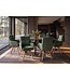 Invicta Interior Draaibare fauteuil BIG GEORGE 360° roteerbaar berkenhout frame met armleuningen veerkern koord groen - 48902