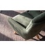 Invicta Interior Draaibare fauteuil BIG GEORGE 360° roteerbaar berkenhout frame met armleuningen veerkern koord groen - 48902