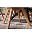 Invicta Interior Draaibare fauteuil BIG GEORGE 360° roteerbaar berkenhout frame met armleuningen veerkern koord groen - 48902