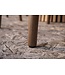 Invicta Interior Stoel VALHALLA WOOD gestructureerde stof beige en eiken hout bruin - 48921
