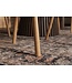 Invicta Interior Stoel VALHALLA WOOD met armleuningen geweven stof crème en naturel eikenhout - 48922