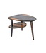 Invicta Interior Salontafel ORGANIC LIVING 55cm met opbergvak sheesham hout grijs smoke afwerking - 48938