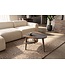 Invicta Interior Salontafel ORGANIC LIVING 55cm met opbergvak sheesham hout grijs smoke afwerking - 48938