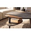 Invicta Interior Salontafel ORGANIC LIVING 55cm met opbergvak sheesham hout grijs smoke afwerking - 48938