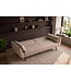 Invicta Interior Slaapbank DIVANI 220cm 3-zits fluweel champagne beige - 48983
