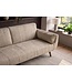 Invicta Interior Slaapbank DIVANI 220cm 3-zits fluweel champagne beige - 48983