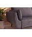 Invicta Interior Slaapbank DIVANI 220cm 3-zits fluweel grijs - 48984
