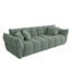 Invicta Interior XXL Bouclé Bank CLOUD 260cm 3-zits Sage - 49020