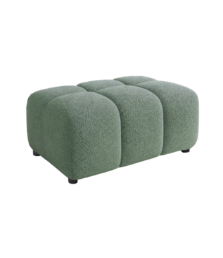 Invicta Interior Kruk CLOUD 100cm bouclé sage - 49021