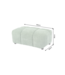 Invicta Interior Kruk CLOUD 100cm bouclé sage - 49021