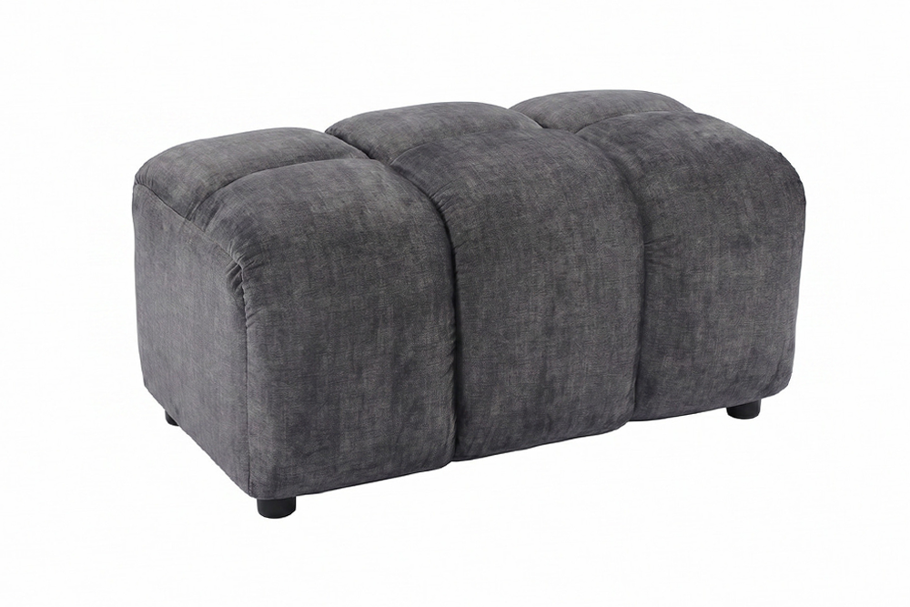 Kruk CLOUD 100cm vogue velvet grijs - 49023
