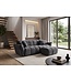 Invicta Interior Kruk CLOUD 100cm vogue velvet grijs - 49023