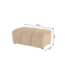 Invicta Interior Kruk CLOUD 100cm vogue velvet mosterdgeel - 49025