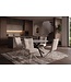 Invicta Interior Draaibare stoel LUGANO 360° auto-return 150 kg draagvermogen veercore chenille tweed taupe beige - 49066