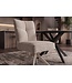 Invicta Interior Draaibare stoel LUGANO 360° auto-return 150 kg draagvermogen veercore chenille tweed taupe beige - 49066