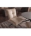 Invicta Interior Draaistoel LUGANO 360° auto-return 150 kg draagvermogen veerkern velours fluweel beige zwart - 49067