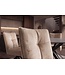 Invicta Interior Draaistoel LUGANO 360° auto-return 150 kg draagvermogen veerkern velours fluweel beige zwart - 49067