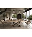 Invicta Interior Eettafel INFINITY 180-220-260cm bootvormig uitschuifbaar Spaans onyx keramiek roestbruin - 49073