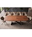 Invicta Interior Eettafel INFINITY 180-220-260cm bootsvormig uitschuifbaar Spaans keramiek roestbruin - 49074