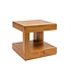 Invicta Interior Salontafel GIANT 45cm met opbergruimte mangohout bruin honeyfinish - 49085