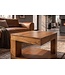 Invicta Interior Salontafel GIANT 45cm met opbergruimte mangohout bruin honeyfinish - 49085