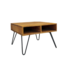 Invicta Interior Salontafel SCORPION 60cm met opbergruimte en hairpin poten mangohout bruin honing afwerking - 49087