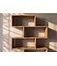 Invicta Interior Wandplank MAKASSAR XL 150cm mangohout bruin honey finish - 49088