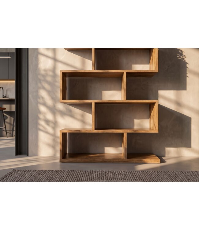 Invicta Interior Wandplank MAKASSAR XL 150cm mangohout bruin honey finish - 49088