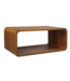 Invicta Interior Salontafel CUBUS 100cm met opbergvak mangohout bruin honing afwerking - 49089