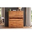 Invicta Interior Highboard GRAND MANGO 120cm mangohout bruin met afstandsbediening LED-verlichting - 49213