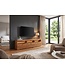 Invicta Interior TV-meubel GRAND MANGO 180cm mangohout bruin met afstandsbediening LED-verlichting - 49214