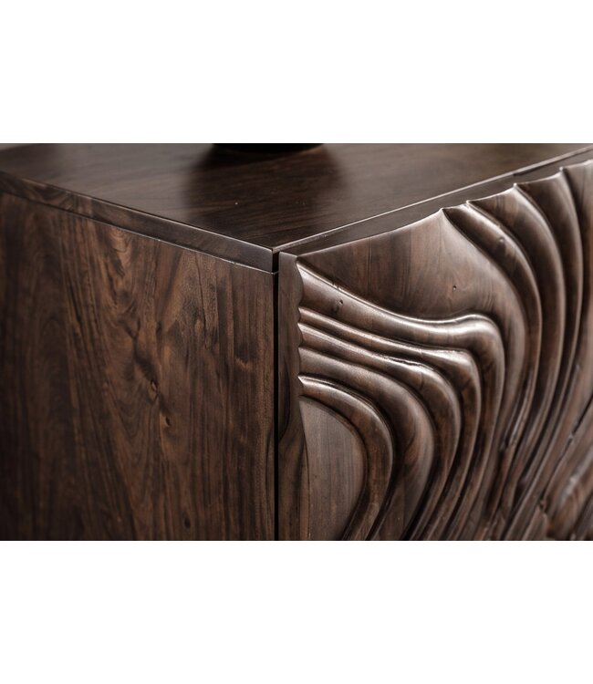 Invicta Interior Dressoir FLUID 175cm 3D mangohout bruin - 49225
