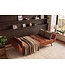 Invicta Interior Slaapbank BOUTIQUE 215cm 3-zits fluweel roestbruin - 49248