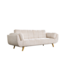 Invicta Interior Slaapbank BOUTIQUE 215cm 3-zits cord beige - 49249