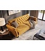 Invicta Interior Slaapbank MAISON BELLE AFFAIRE 220cm fluweel mosterdgeel - 49250