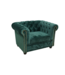 Invicta Interior Fauteuil CHESTERFIELD antieke uitstraling fluweel smaragdgroen - 49285