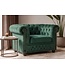 Invicta Interior Fauteuil CHESTERFIELD antieke uitstraling fluweel smaragdgroen - 49285