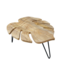 Invicta Interior Koffietafel LEAF 75cm met haarpinpoten mangohout naturel - 49346