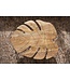 Invicta Interior Koffietafel LEAF 75cm met haarpinpoten mangohout naturel - 49346